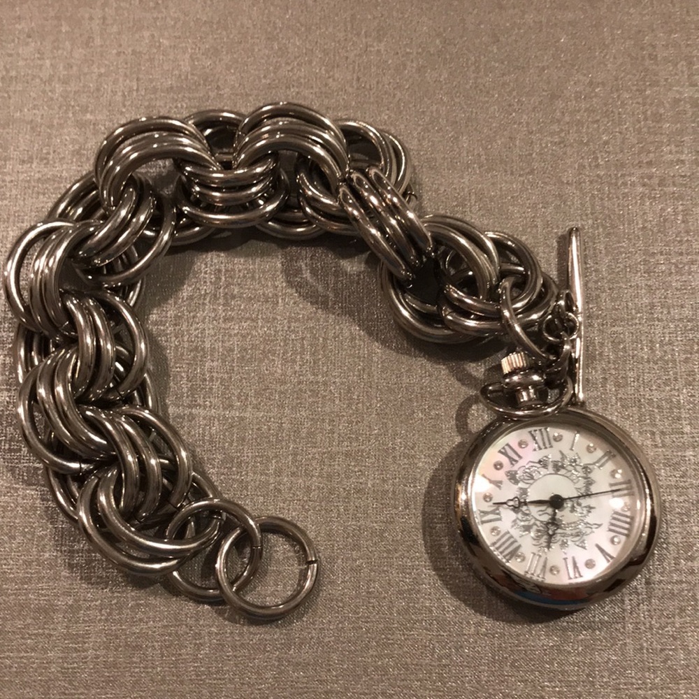 Ed Hardy Rebelle Silver Ladies Watch